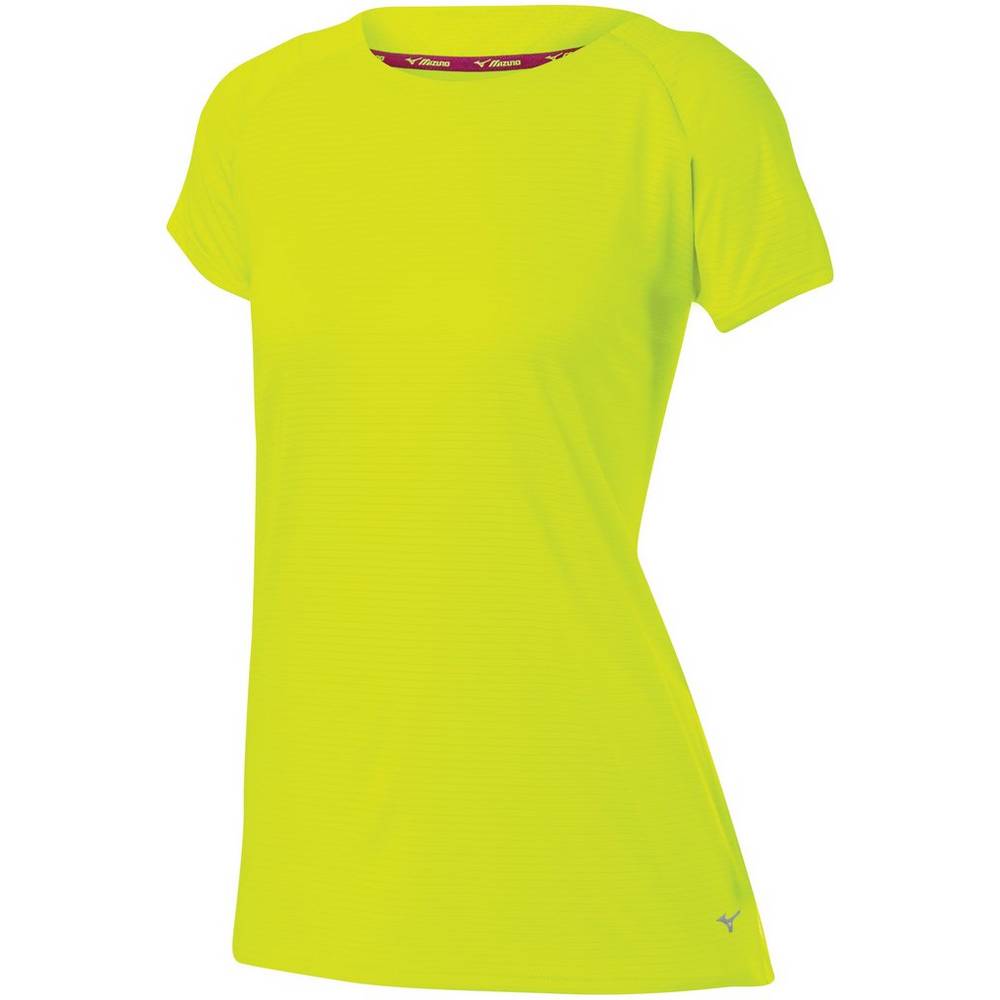 Womens Mizuno Lyra T-Shirts Yellow Philippines (YVACBL239)